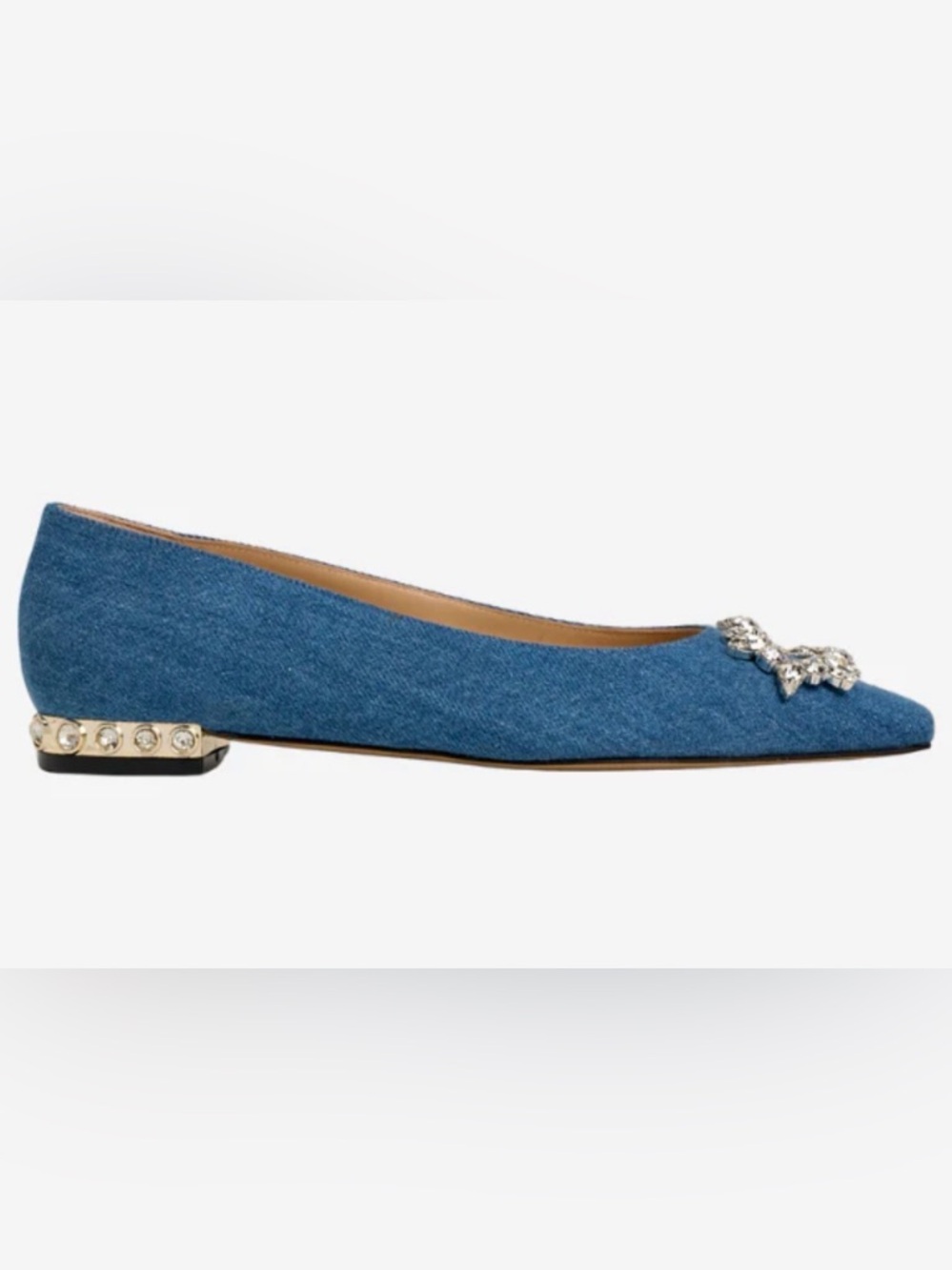 BRAND NEW Nalebe Denim Ballet Flat - Picture 6 of 6